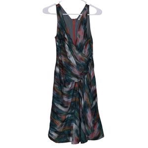 Rachel Roy, Women’s Mini Dress, Multicolored Marble Print, Used